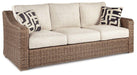 Beachcroft Beachcroft Nuvella Sofa with Coffee and End Table - Aras Mattress And Furniture(Las Vegas, NV)