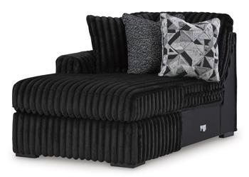 Midnight-Madness Sectional with Chaise - Aras Mattress And Furniture(Las Vegas, NV)