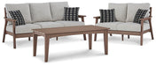 Emmeline Outdoor Seating Set - Aras Mattress And Furniture(Las Vegas, NV)