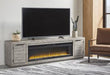 Naydell 92" TV Stand with Electric Fireplace - Aras Mattress And Furniture(Las Vegas, NV)