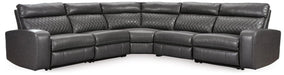 Samperstone Power Reclining Sectional - Aras Mattress And Furniture(Las Vegas, NV)