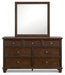Danabrin Dresser and Mirror - Aras Mattress And Furniture(Las Vegas, NV)
