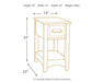 Breegin Chairside End Table - Aras Mattress And Furniture(Las Vegas, NV)