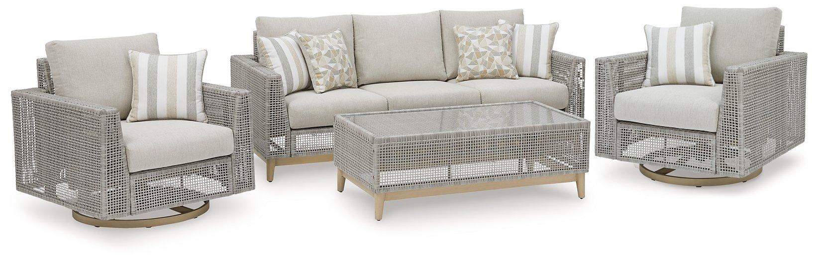 Seton Creek Outdoor Upholstery Set - Aras Mattress And Furniture(Las Vegas, NV)