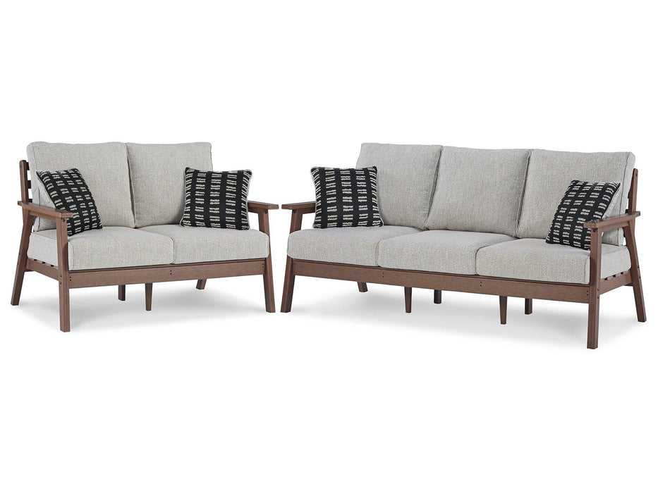 Emmeline Outdoor Seating Set - Aras Mattress And Furniture(Las Vegas, NV)