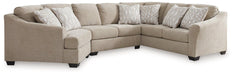 Brogan Bay 3-Piece Sectional with Cuddler - Aras Mattress And Furniture(Las Vegas, NV)