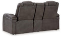 Fyne-Dyme Power Reclining Loveseat with Console - Aras Mattress And Furniture(Las Vegas, NV)