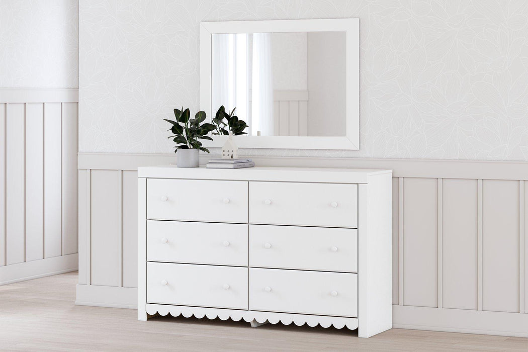 Mollviney Dresser and Mirror - Aras Mattress And Furniture(Las Vegas, NV)