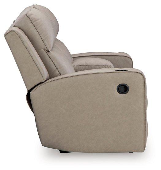 Lavenhorne Reclining Loveseat with Console - Aras Mattress And Furniture(Las Vegas, NV)