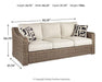 Beachcroft Beachcroft Nuvella Sofa with Coffee and End Table - Aras Mattress And Furniture(Las Vegas, NV)