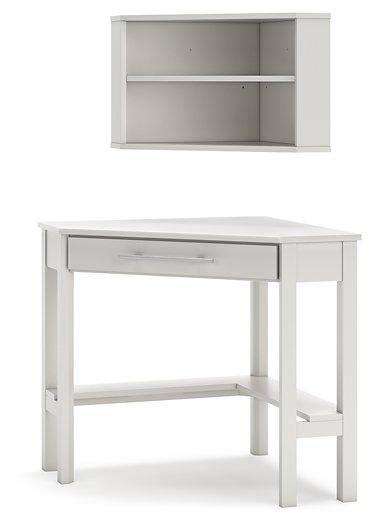 Grannen Home Office Corner Desk with Bookcase - Aras Mattress And Furniture(Las Vegas, NV)