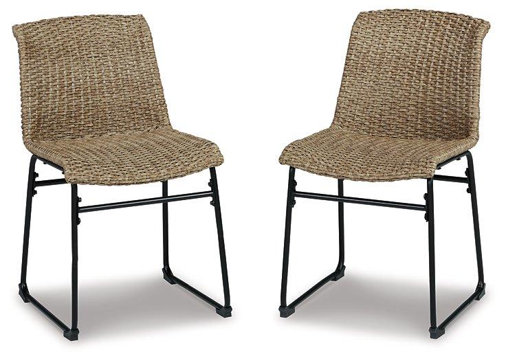 Amaris Outdoor Dining Chair (Set of 2) - Aras Mattress And Furniture(Las Vegas, NV)