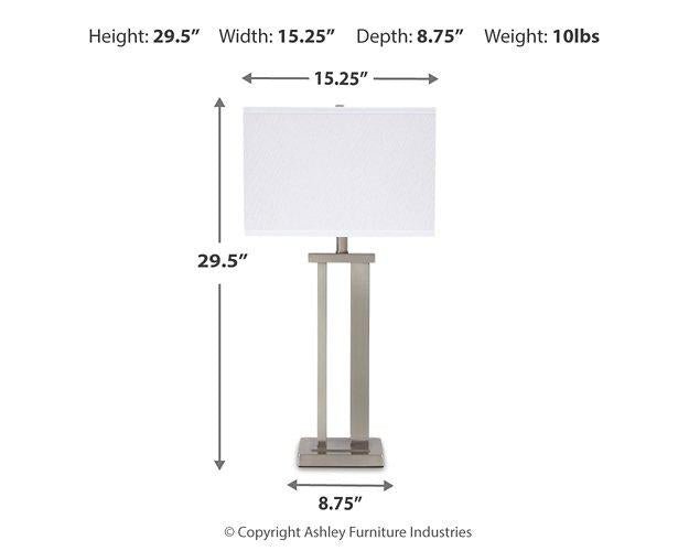 Aniela Table Lamp (Set of 2) - Aras Mattress And Furniture(Las Vegas, NV)