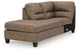 Navi 2-Piece Sectional Sofa Sleeper Chaise - Aras Mattress And Furniture(Las Vegas, NV)