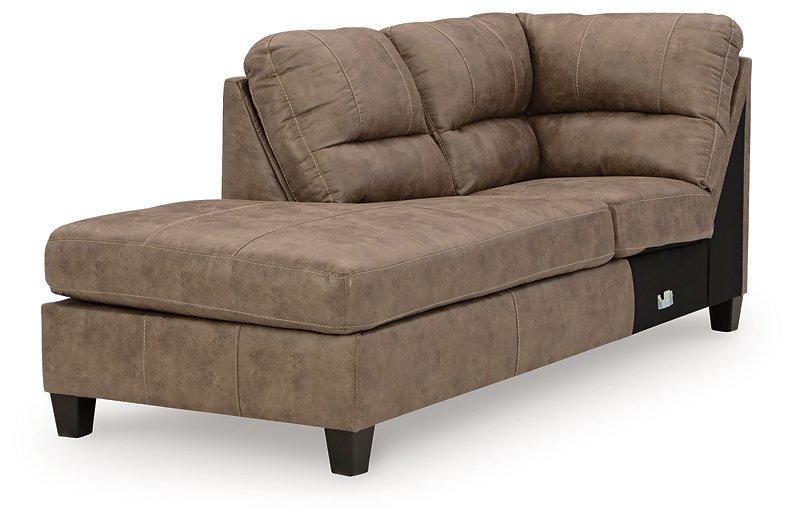 Navi 2-Piece Sectional Sofa Chaise - Aras Mattress And Furniture(Las Vegas, NV)