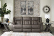 First Base Reclining Sofa - Aras Mattress And Furniture(Las Vegas, NV)