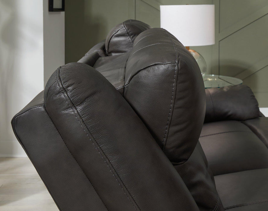 Mackie Pike Power Reclining Sectional Loveseat - Aras Mattress And Furniture(Las Vegas, NV)