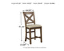 Moriville Bar Stool Set - Aras Mattress And Furniture(Las Vegas, NV)