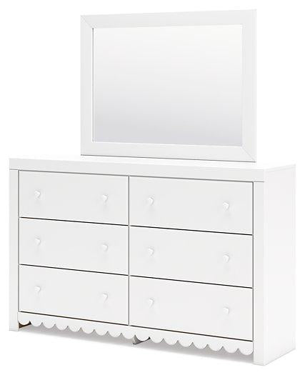 Mollviney Dresser and Mirror - Aras Mattress And Furniture(Las Vegas, NV)