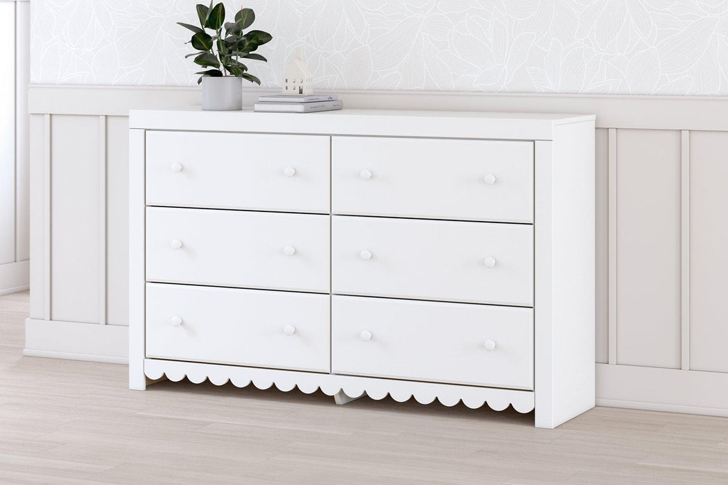 Mollviney Dresser and Mirror - Aras Mattress And Furniture(Las Vegas, NV)