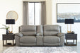 Dunleith 3-Piece Power Reclining Sectional Loveseat with Console - Aras Mattress And Furniture(Las Vegas, NV)