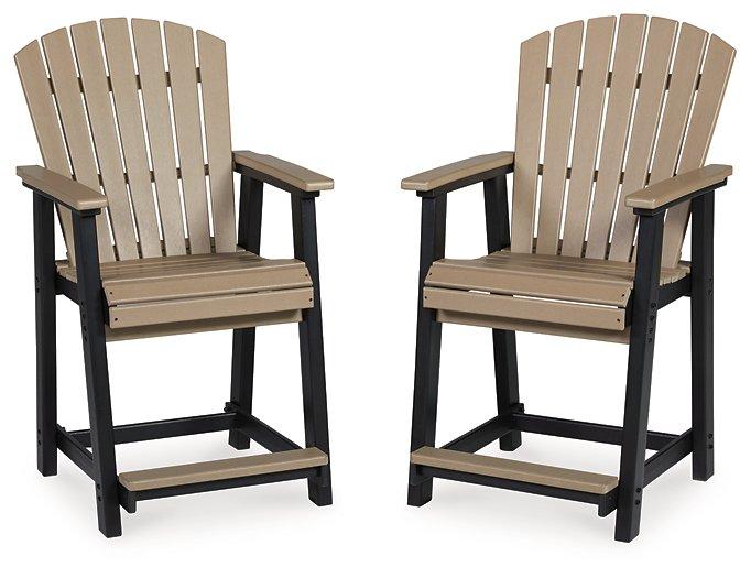 Fairen Trail Outdoor Counter Height Bar Stool (Set of 2) - Aras Mattress And Furniture(Las Vegas, NV)