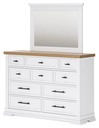 Ashbryn Dresser and Mirror - Aras Mattress And Furniture(Las Vegas, NV)