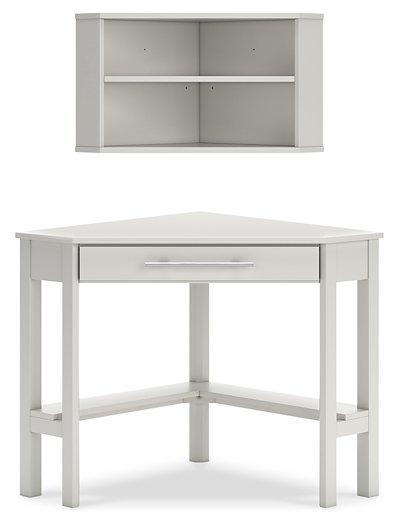 Grannen Home Office Corner Desk with Bookcase - Aras Mattress And Furniture(Las Vegas, NV)