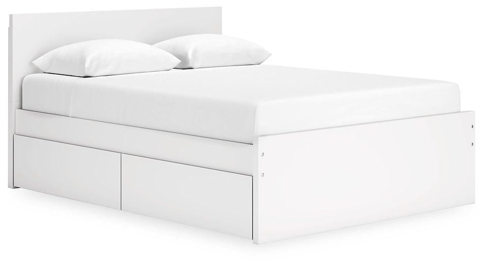 Onita Panel Bed with 2 Side Storage - Aras Mattress And Furniture(Las Vegas, NV)