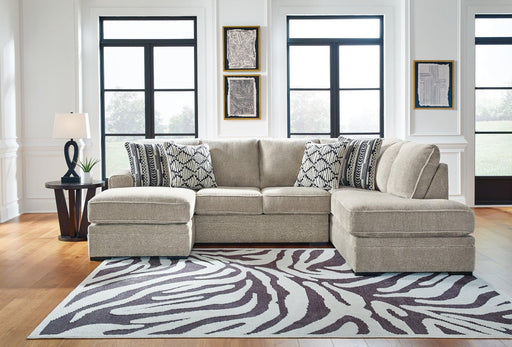 Calnita Sectional with Chaise - Aras Mattress And Furniture(Las Vegas, NV)