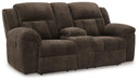 Frohn Reclining Loveseat with Console - Aras Mattress And Furniture(Las Vegas, NV)