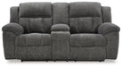 Frohn Reclining Loveseat with Console - Aras Mattress And Furniture(Las Vegas, NV)