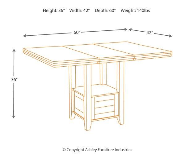 Haddigan Dining Room Set - Aras Mattress And Furniture(Las Vegas, NV)