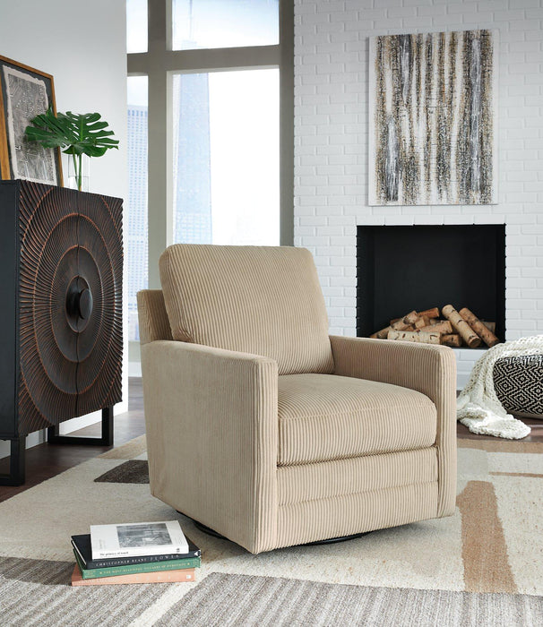 Icaman Swivel Accent Chair - Aras Mattress And Furniture(Las Vegas, NV)