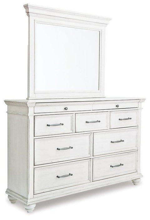 Kanwyn Dresser and Mirror - Aras Mattress And Furniture(Las Vegas, NV)