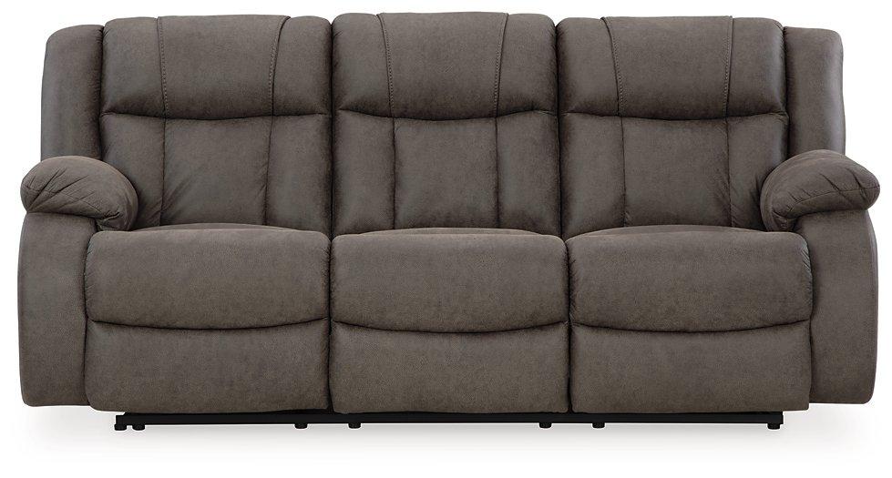 First Base Reclining Sofa - Aras Mattress And Furniture(Las Vegas, NV)