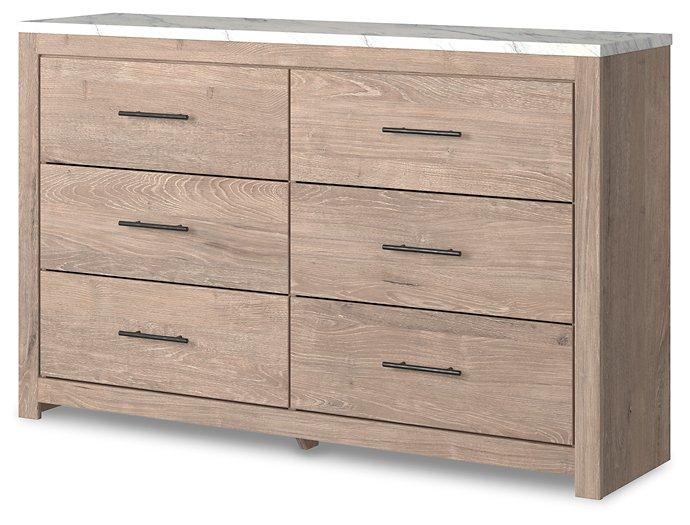 Senniberg Dresser and Mirror - Aras Mattress And Furniture(Las Vegas, NV)