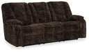 Soundwave Reclining Sofa with Drop Down Table - Aras Mattress And Furniture(Las Vegas, NV)