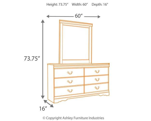 Huey Vineyard Dresser and Mirror - Aras Mattress And Furniture(Las Vegas, NV)
