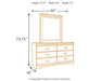 Huey Vineyard Dresser and Mirror - Aras Mattress And Furniture(Las Vegas, NV)