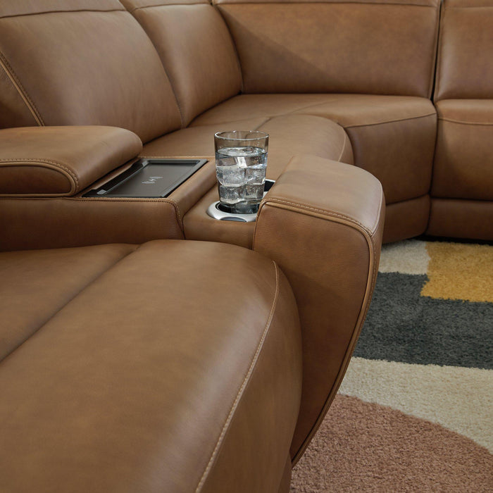 Magic Man 5-Piece Power Reclining Sectional - Aras Mattress And Furniture(Las Vegas, NV)