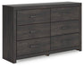 Hollivern Dresser and Mirror - Aras Mattress And Furniture(Las Vegas, NV)