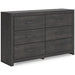 Hollivern Dresser and Mirror - Aras Mattress And Furniture(Las Vegas, NV)