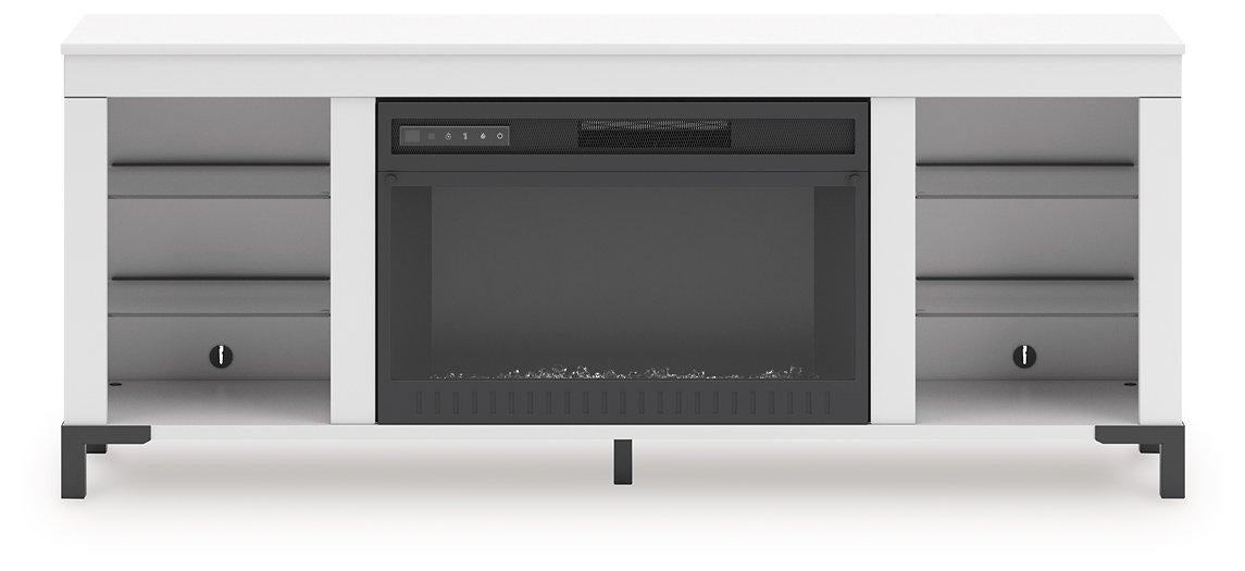 Brollevi 60" TV Stand with Electric Fireplace - Aras Mattress And Furniture(Las Vegas, NV)