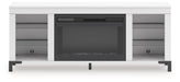 Brollevi 60" TV Stand with Electric Fireplace - Aras Mattress And Furniture(Las Vegas, NV)