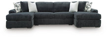 Midnight-Madness Sectional with Chaise - Aras Mattress And Furniture(Las Vegas, NV)