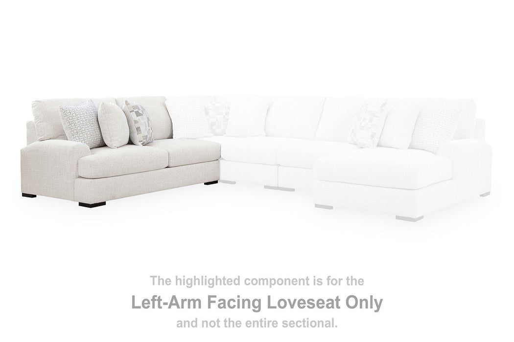 Misty-Lakes Sectional with Chaise - Aras Mattress And Furniture(Las Vegas, NV)