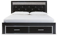 Kaydell Upholstered Panel Storage Bed - Aras Mattress And Furniture(Las Vegas, NV)