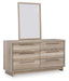 Hasbrick Dresser and Mirror - Aras Mattress And Furniture(Las Vegas, NV)