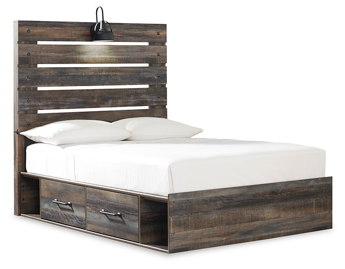 Drystan Bed with 4 Storage Drawers - Aras Mattress And Furniture(Las Vegas, NV)